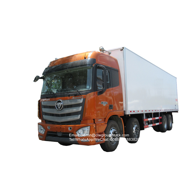 foton 12 wheeler 9.6m van refrigerator vehicle 25 ton