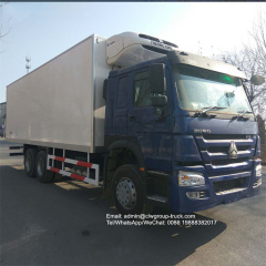 sinotruk 10 wheeler 20tons refrigerator cooling van