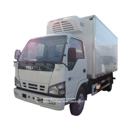 isuzu 130hp insulated truck box vehicle freezer