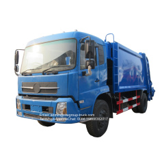 dongfeng 190hp truck trash compactor box garbage