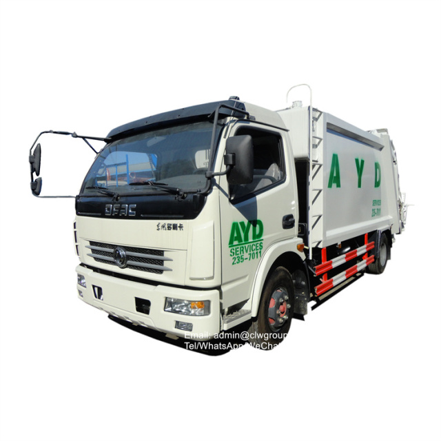 Dongfeng 7m3 compactor garbage truck for sale