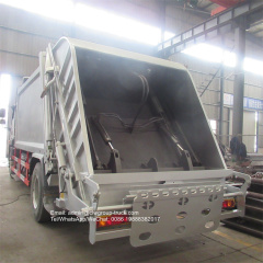 Foton rubbish bin compactor garbage truck