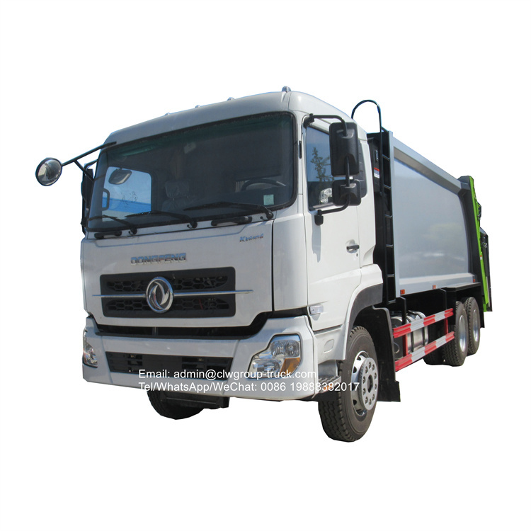 dongfeng new 10 wheeler 18m3 16m3 garbage compactor truck