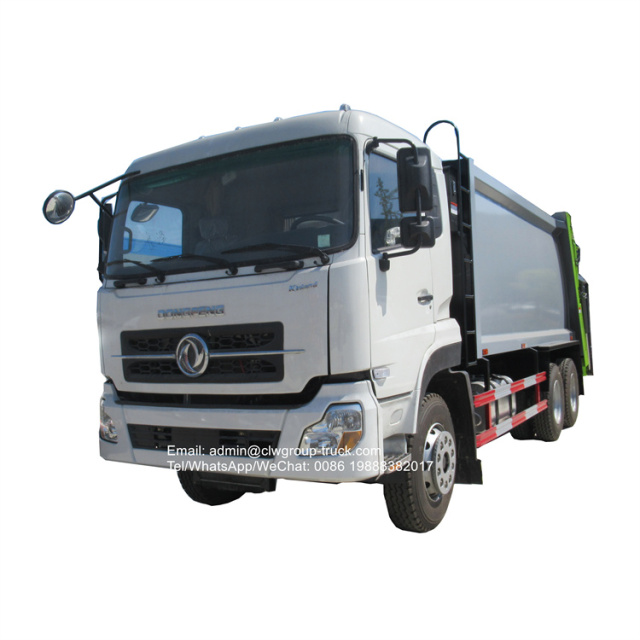 dongfeng new 10 wheeler 18m3 16m3 garbage compactor truck