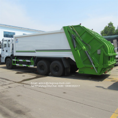 dongfeng new 10 wheeler 18m3 16m3 garbage compactor truck