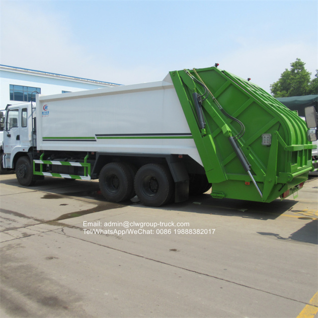 dongfeng new 10 wheeler 18m3 16m3 garbage compactor truck