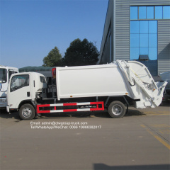 Isuzu 190hp 7cbm garbage compactor truck