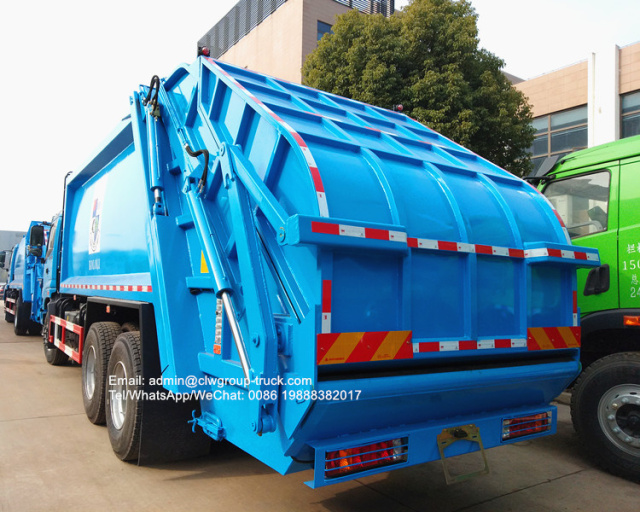 Foton 6x4 20m3 compactor garbage truck price