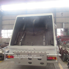Foton rubbish bin compactor garbage truck