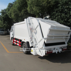 dongfeng 95hp 3tons 5m3 compactor garbage truck