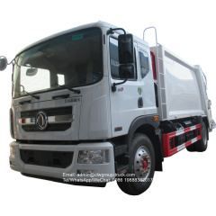 Dongfeng back loaded compression garbage truck