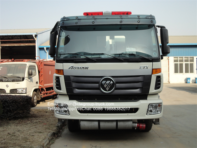 Foton 6x4 10 wheels waste collector truck