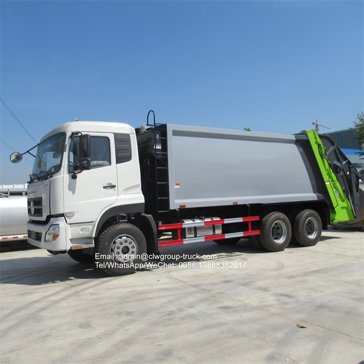 dongfeng new 10 wheeler 18m3 16m3 garbage compactor truck