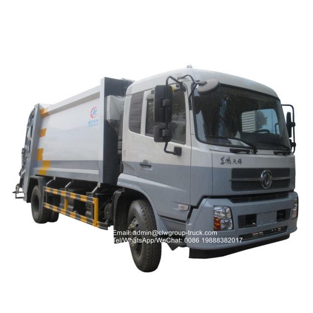 dongfeng tianjin 12 tons refuse compactor garbage truck