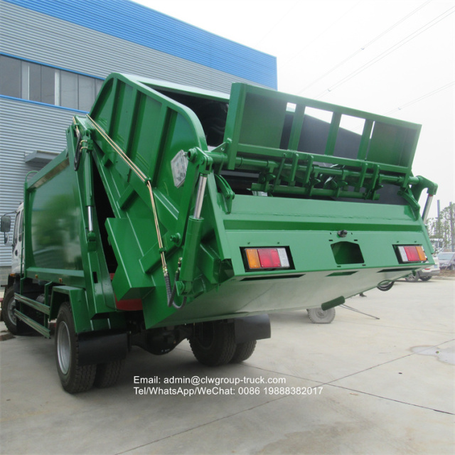 Isuzu 205hp 10m3 12m3 14m3 garbage compactor truck for sale