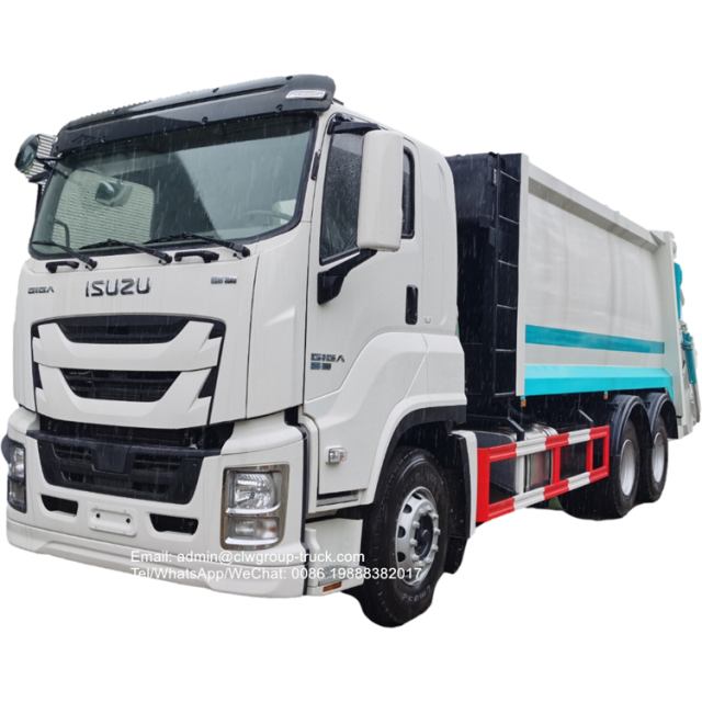 Isuzu 20tons waste bin compactor garbage truck