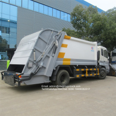 dongfeng tianjin 12 tons refuse compactor garbage truck