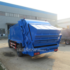 dongfeng 190hp truck trash compactor box garbage