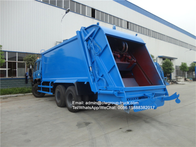 dongfeng 20cbm rear loaders trash compactor garbage truck