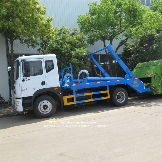 dongfeng 10cbm waste skip truck