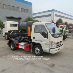 Foton 2.5m3 3m3 hook lift garbage truck