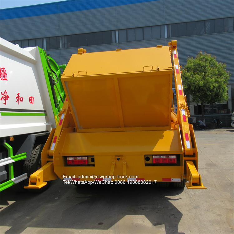 dongfeng D9 8-10TONS skip bin loader truck