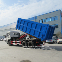 Dongfeng 6x4 20tons 10 wheeler hooklift garbage truck