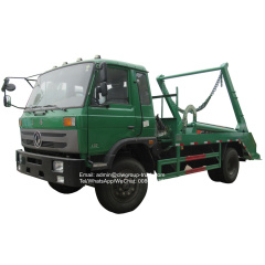 dongfeng 10tons swing lift rubbish truck