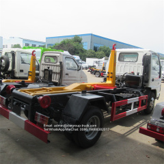 Isuzu 4 tons hook loader garbage truck