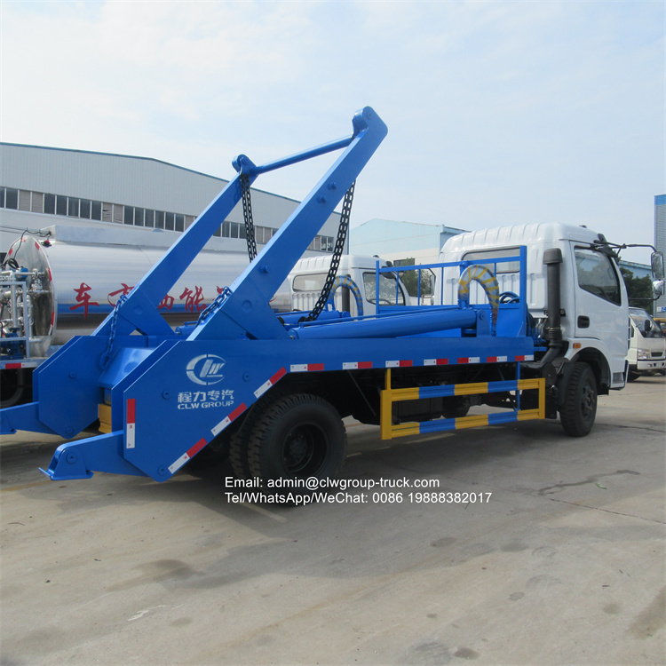 dongfeng 5m3 mini garbage collector truck