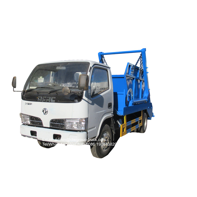 dfac 4m3 mini skip bin garbage truck