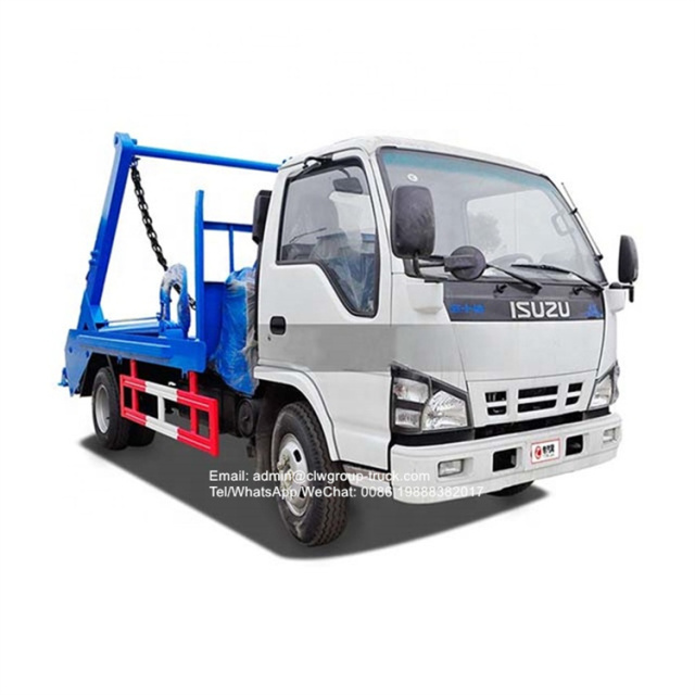 Isuzu 130hp swing arm garbage truck