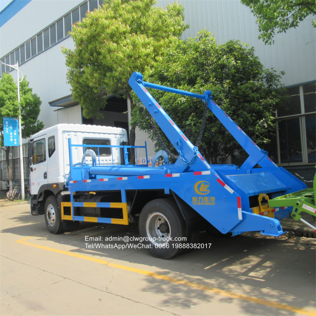 dongfeng 10cbm waste skip truck