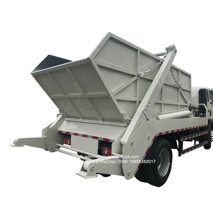sinotruk howo 8-10m3 skip bin truck