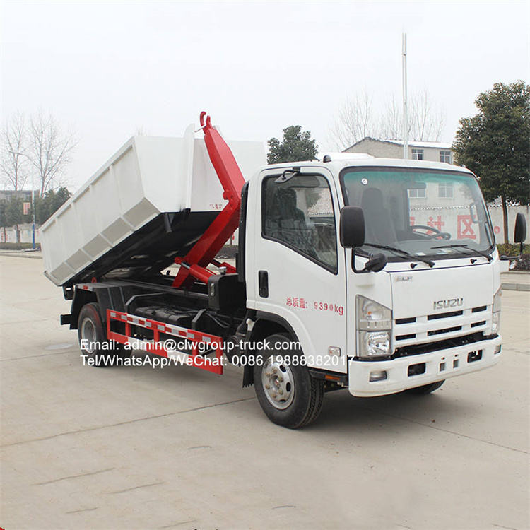 Isuzu 190hp hook loader garbage truck