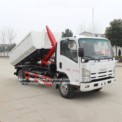 Isuzu 190hp hook loader garbage truck