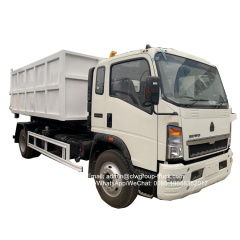 Sinotruk howo 10tons hook lift bin truck