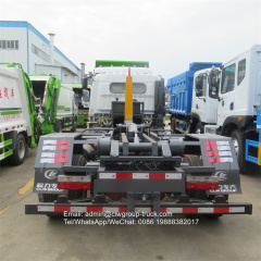 dfac mini hook lift rear loader garbage truck