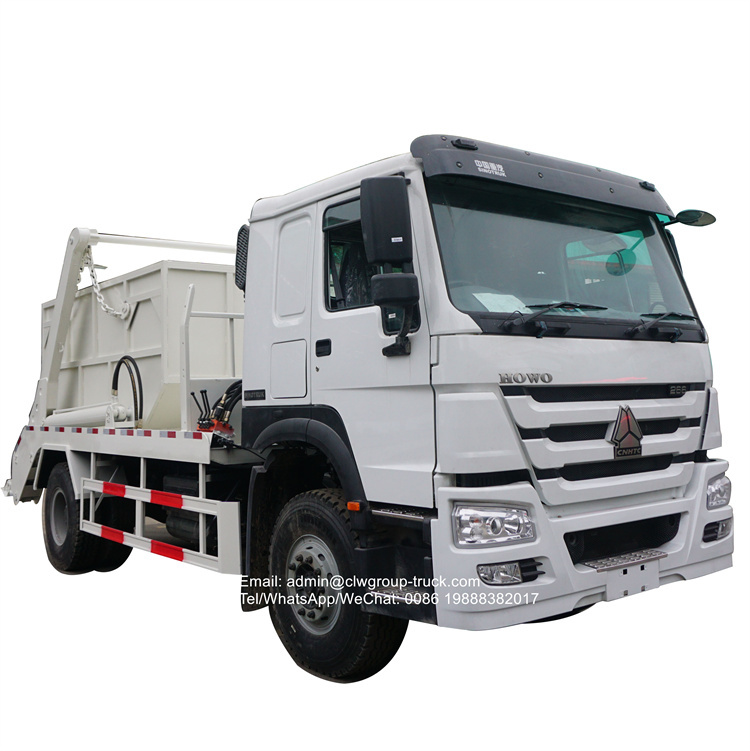 sinotruk 10m3 266hp skip garbage truck