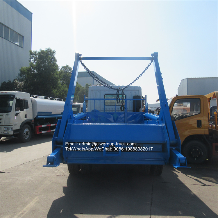 dongfeng 10tons swing lift rubbish truck