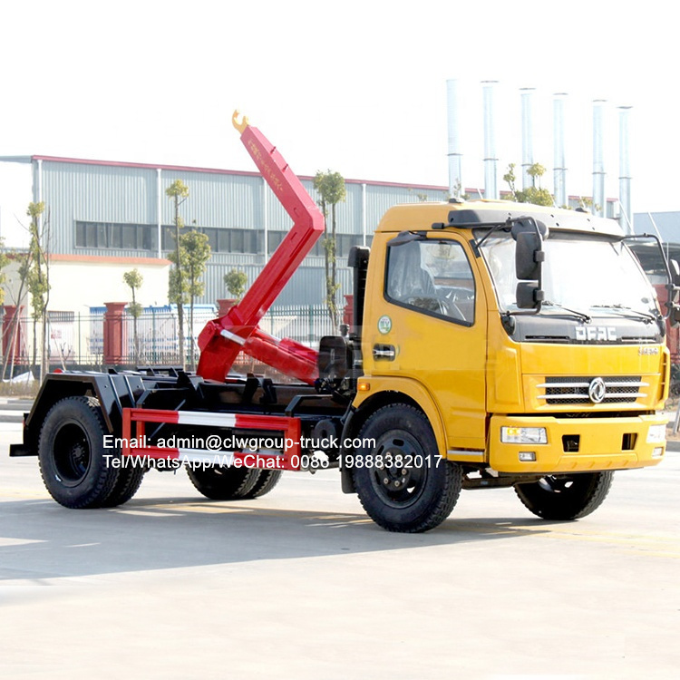 Dongfeng 6 tons hook lift dump truck