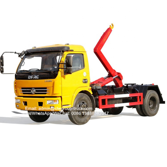 Dongfeng 6 tons hook lift dump truck