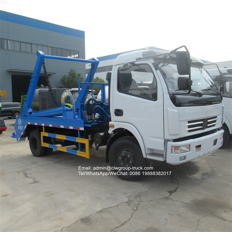 dongfeng 5m3 mini garbage collector truck