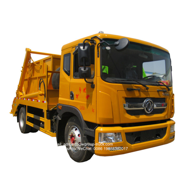 dongfeng D9 8-10TONS skip bin loader truck