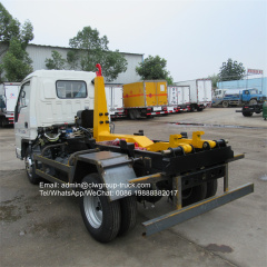 Foton 4 tons hook lifting garbage truck