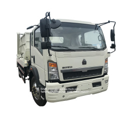 sinotruk howo 8-10m3 skip bin truck