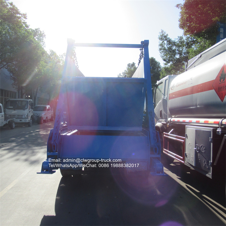 dfac 4m3 mini skip bin garbage truck