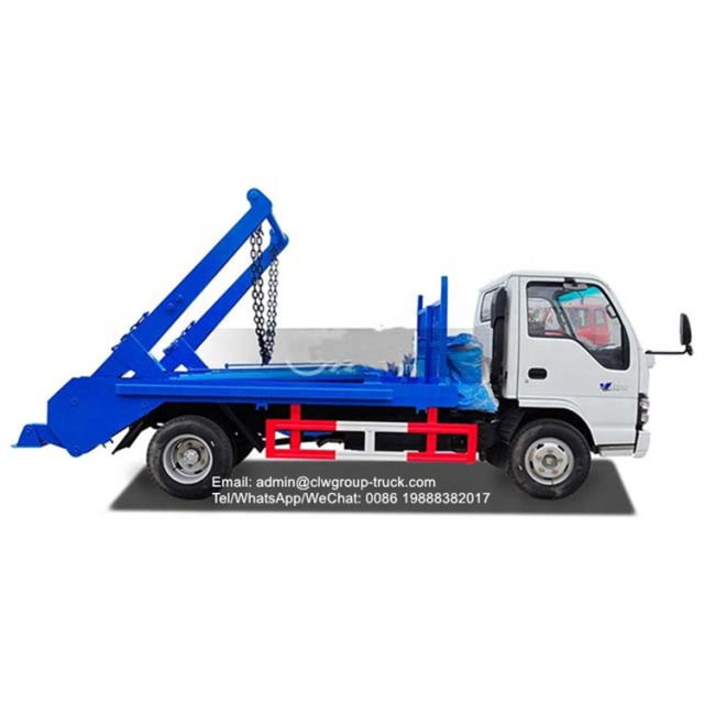 Isuzu 130hp swing arm garbage truck