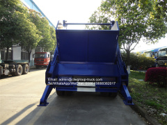 sinotruk howo swing arm garbage bin truck for sale