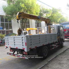sinotruk howo 3.2ton telescopic crane truck
